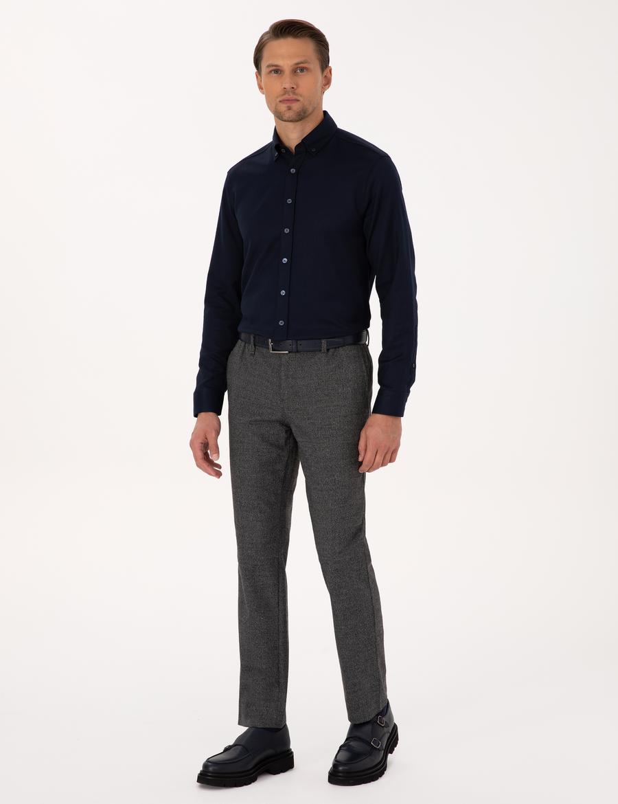 Füme Ex. Slim Fit Kumaş Pantolon