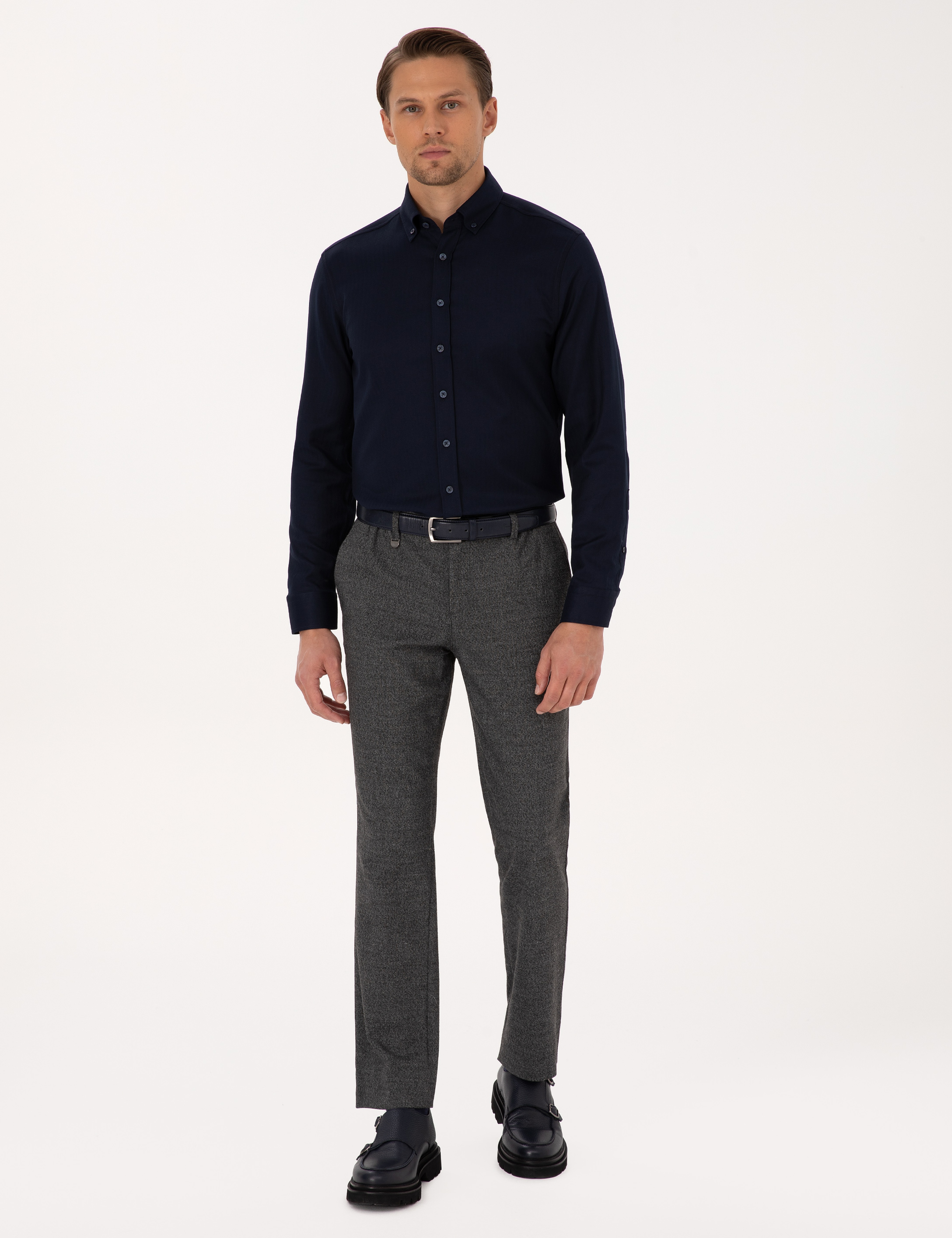 Füme Ex. Slim Fit Kumaş Pantolon