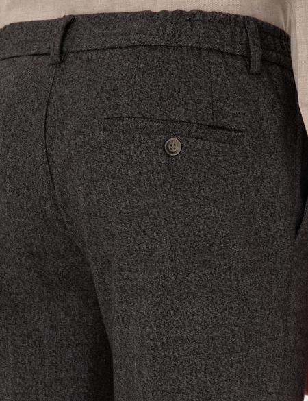 Kahverengi Ex. Slim Fit Kumaş Pantolon - 50275552041