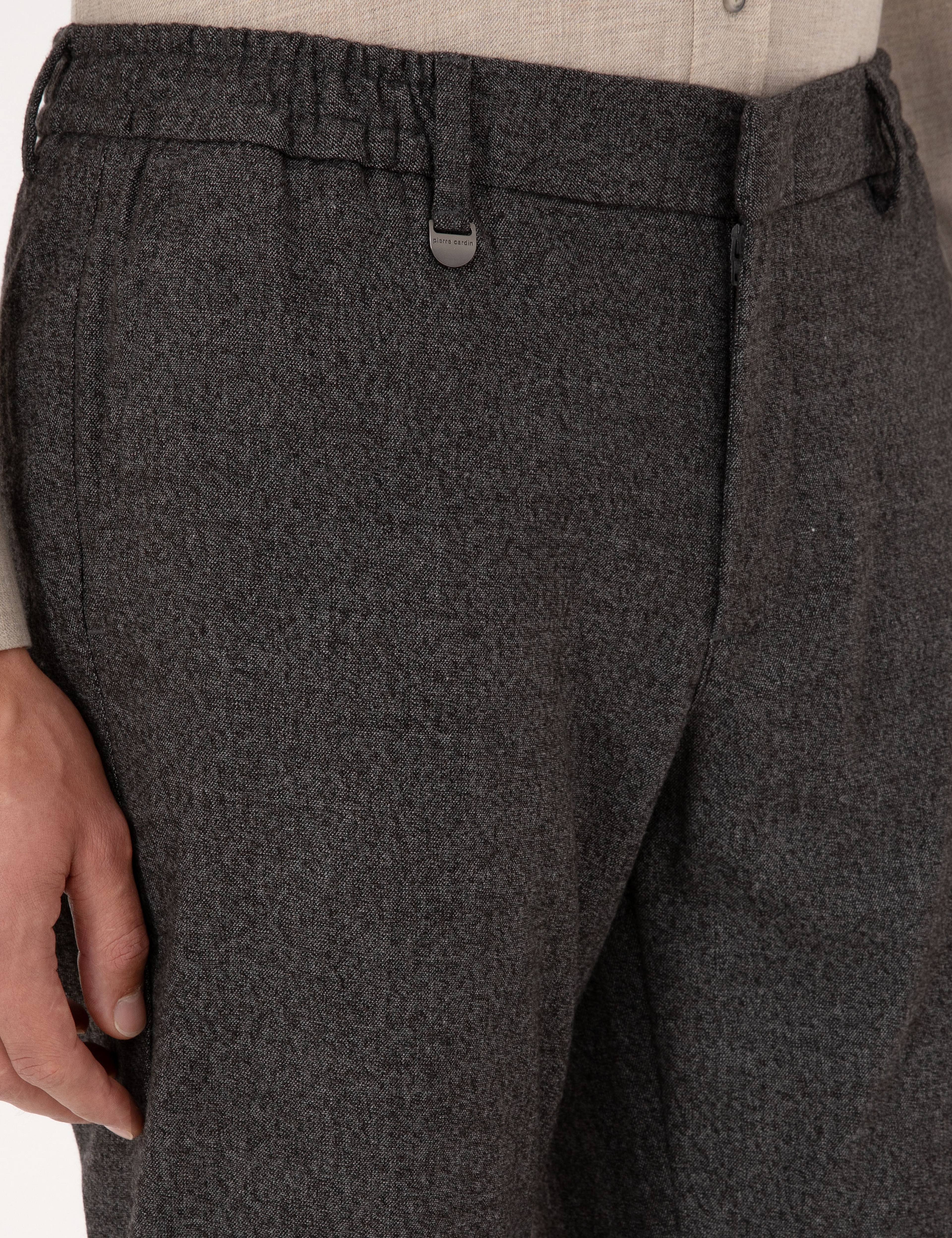 Kahverengi Ex. Slim Fit Kumaş Pantolon - Image 5
