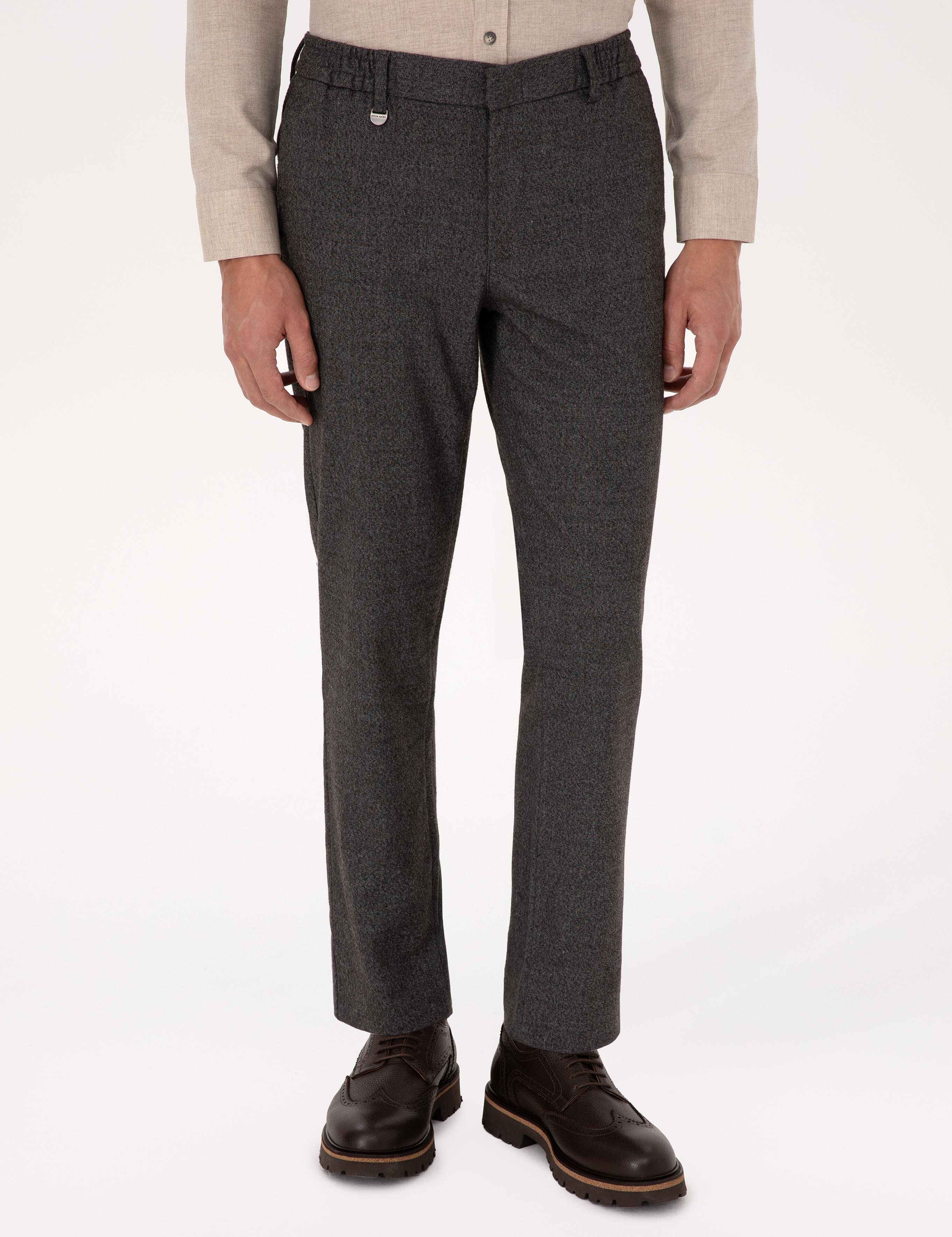 Kahverengi Ex. Slim Fit Kumaş Pantolon