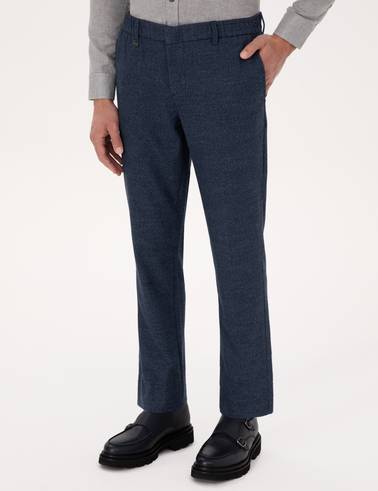 Lacivert Ekstra Slim Fit Kumaş Pantolon