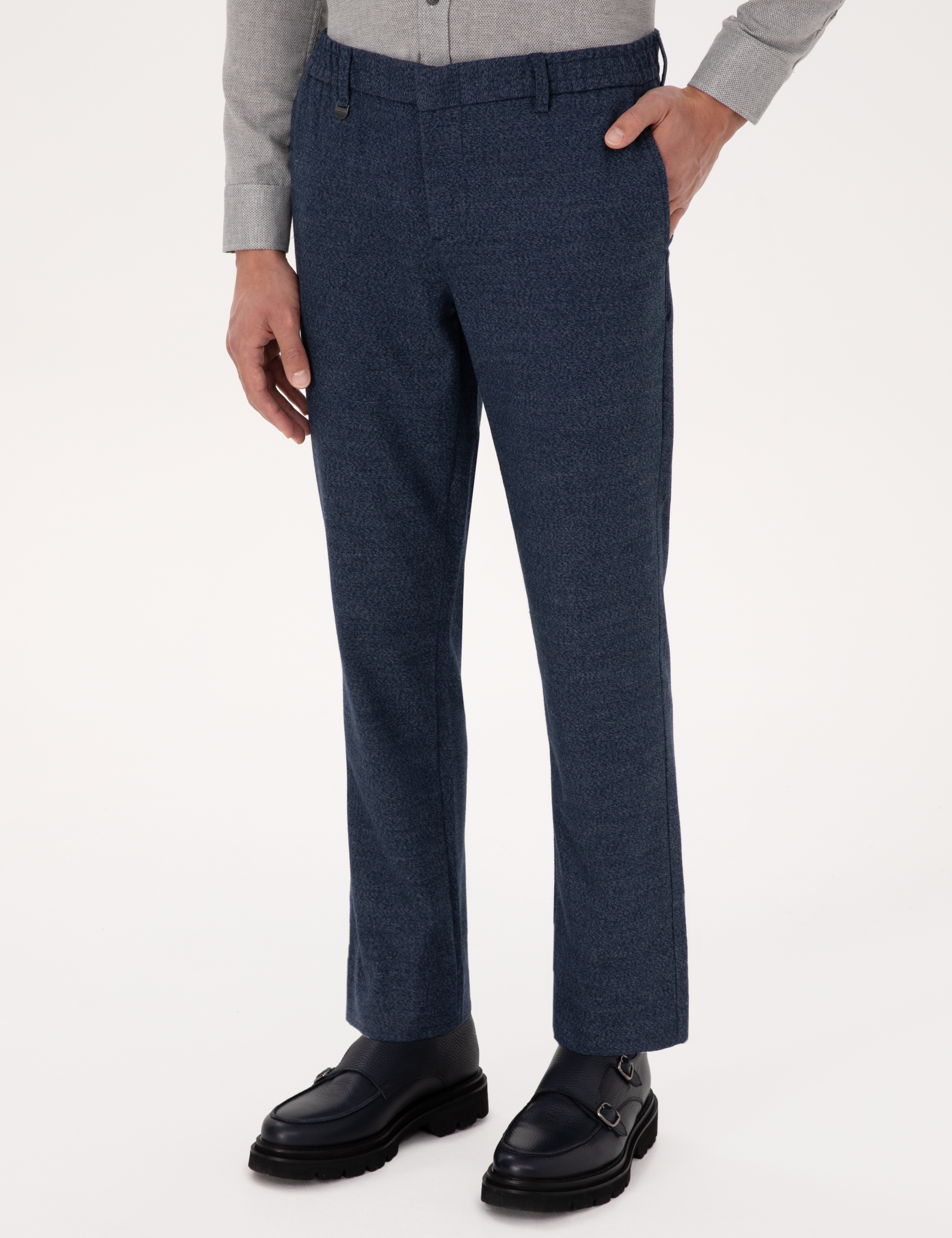 Lacivert Ekstra Slim Fit Kumaş Pantolon