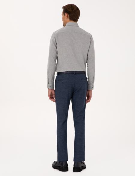 Lacivert Ekstra Slim Fit Kumaş Pantolon - 50275552077