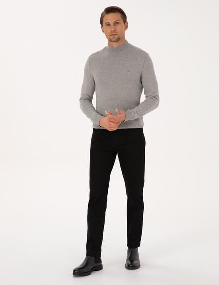 Siyah Slim Fit Jean Pantolon - 50308943008
