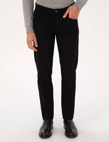 Siyah Slim Fit Jean Pantolon