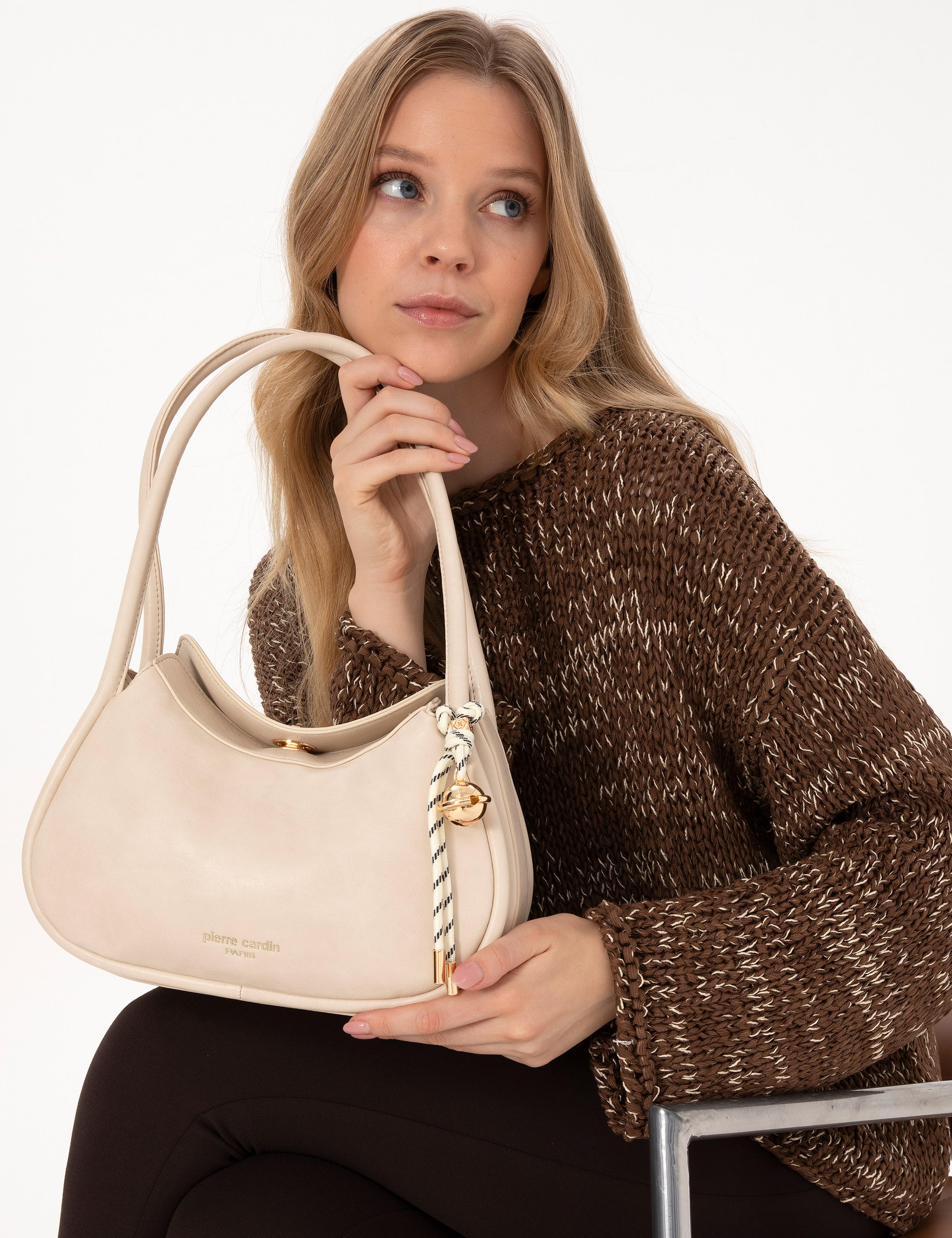 Beyaz Omuz Çantası