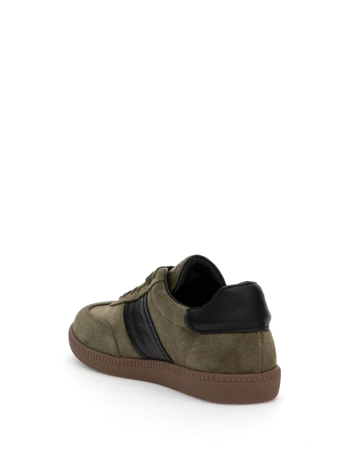 Haki Deri Sneaker - 50311000018