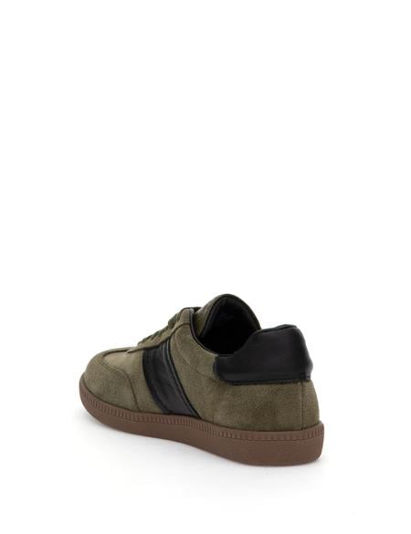 Haki Deri Sneaker - 50311000018