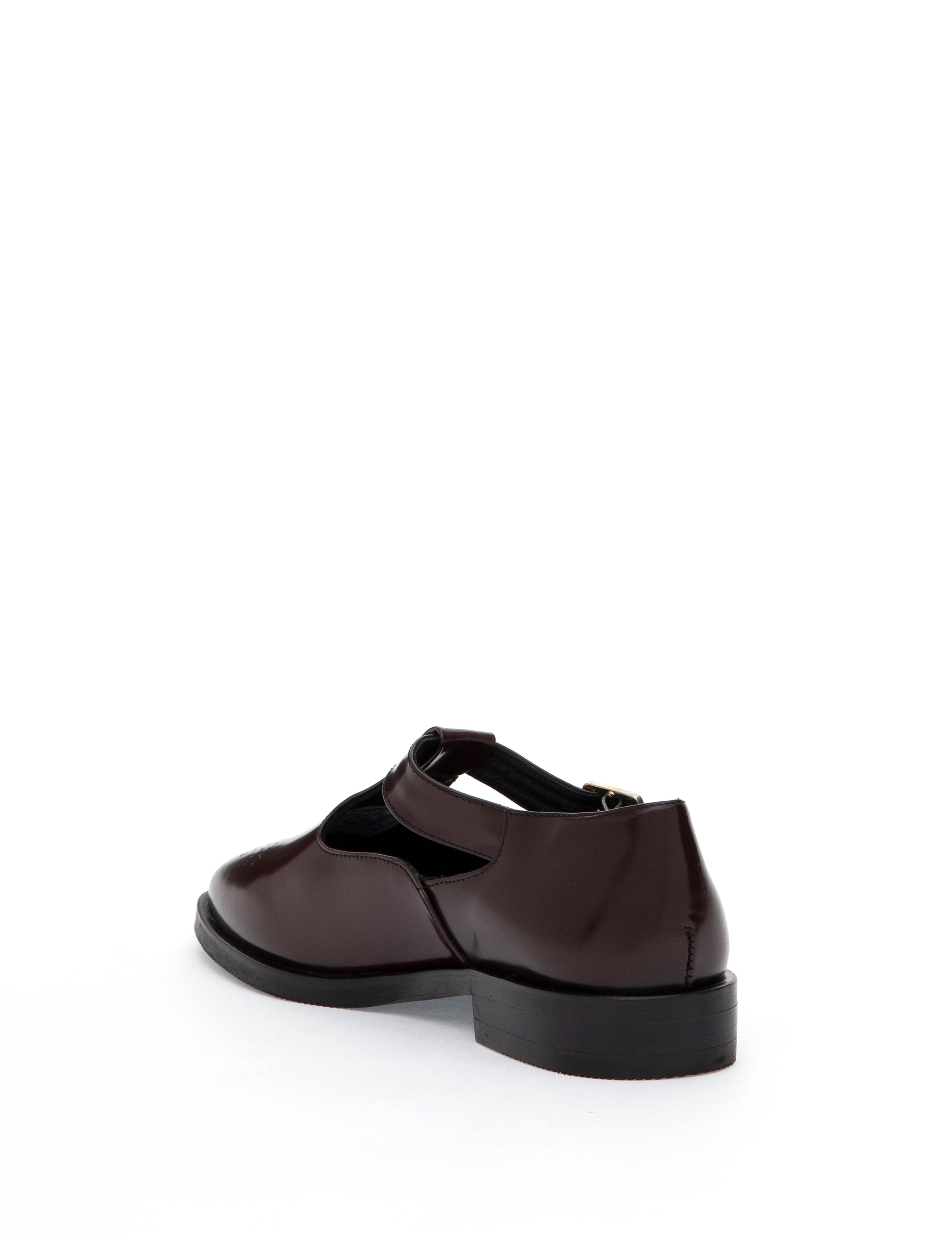 Bordo Casual Deri Ayakkabı - Image 6