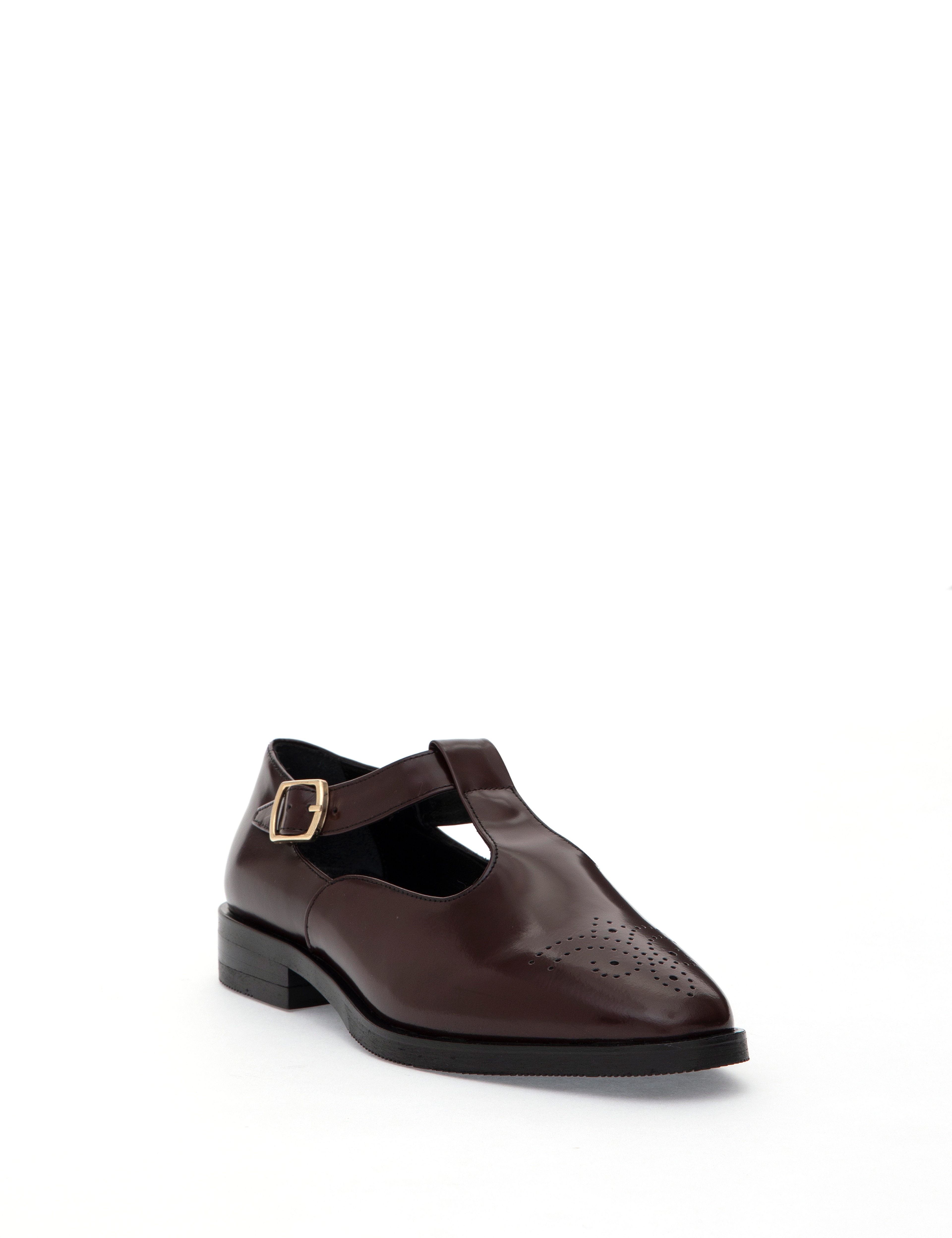 Bordo Casual Deri Ayakkabı - Image 5