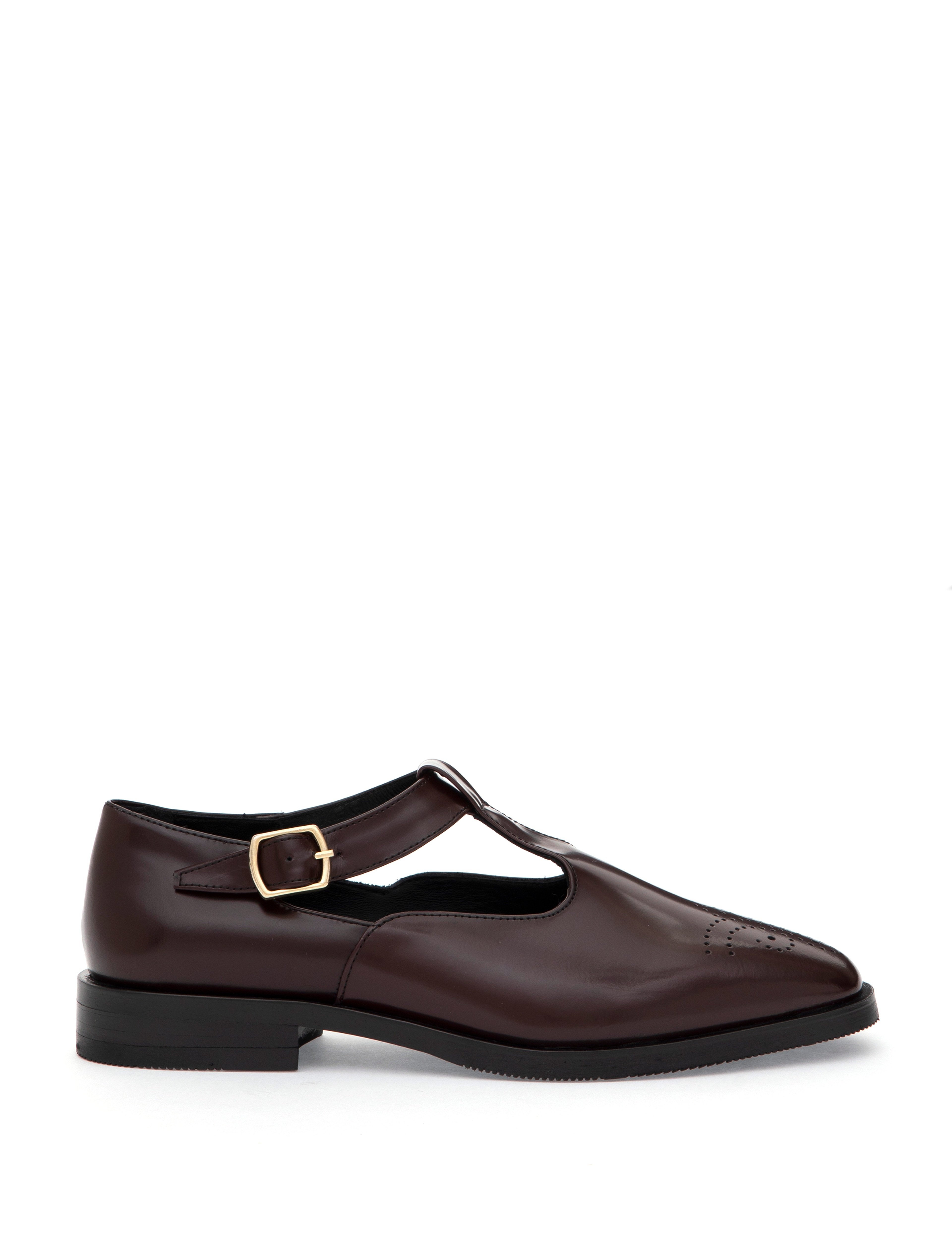 Bordo Casual Deri Ayakkabı - Image 2