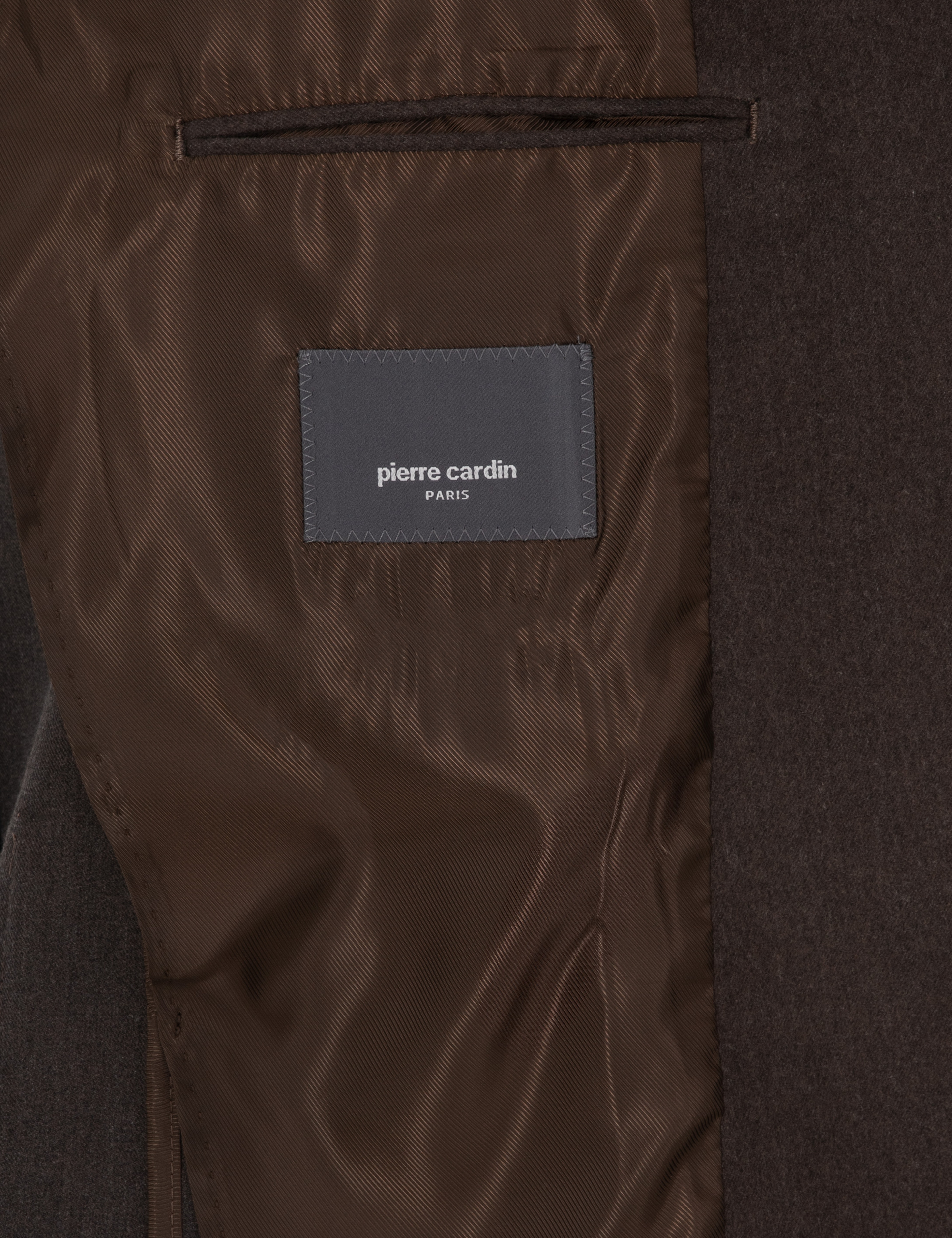 Kahverengi Slim Fit Flanel Dokulu Ceket - Image 6