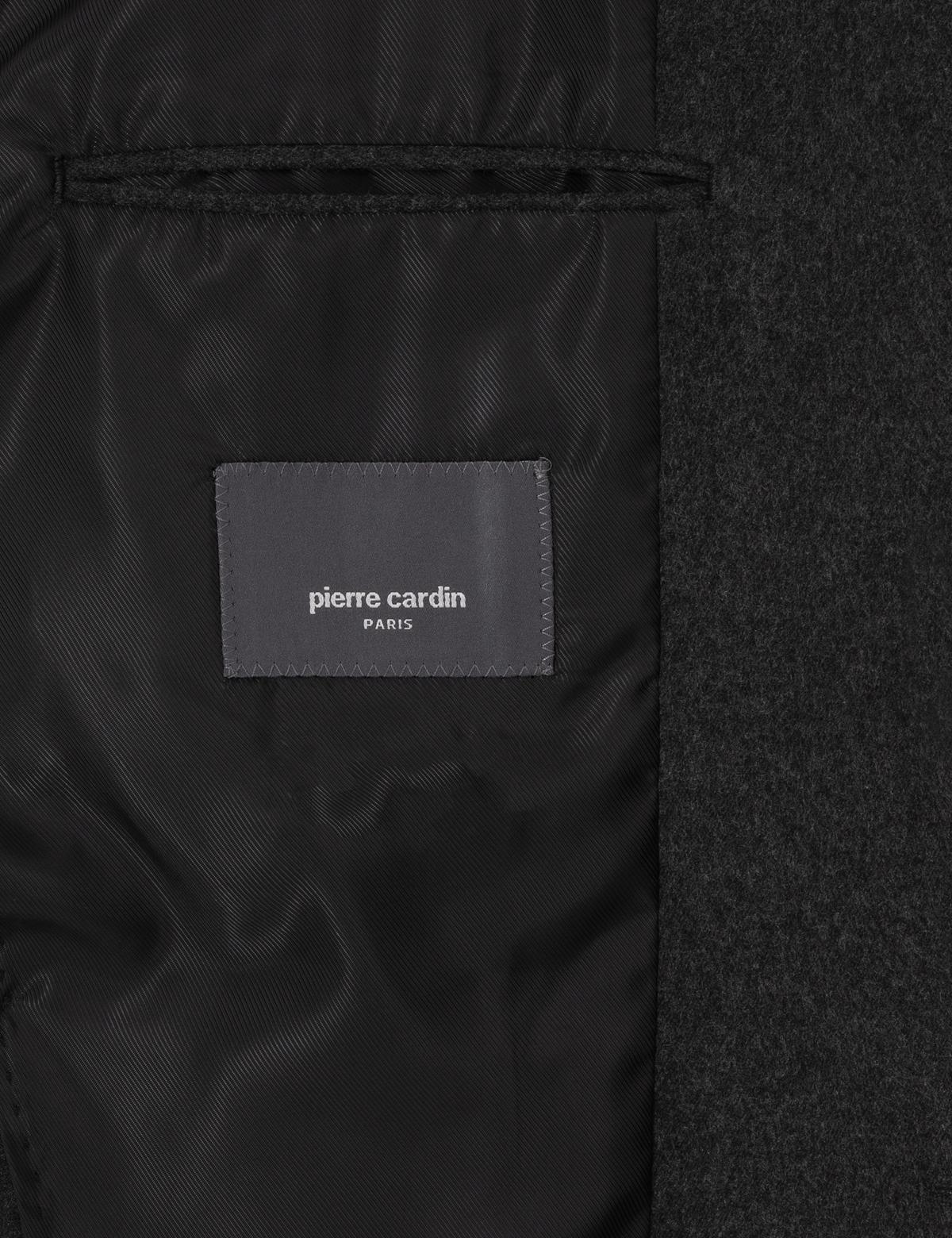 Antrasit Slim Fit Flanel Dokulu Ceket - 50317671020