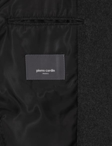 Antrasit Slim Fit Flanel Dokulu Ceket - 50317671020