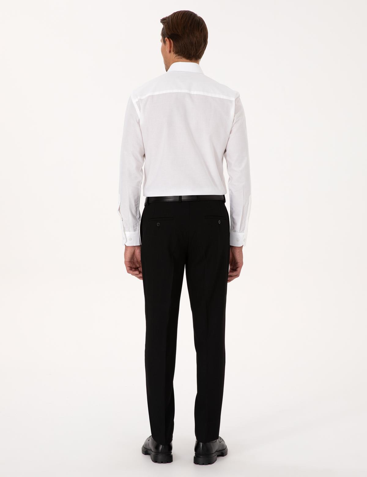 Siyah Ex. Slim Fit Kumaş Pantolon - 50316298021