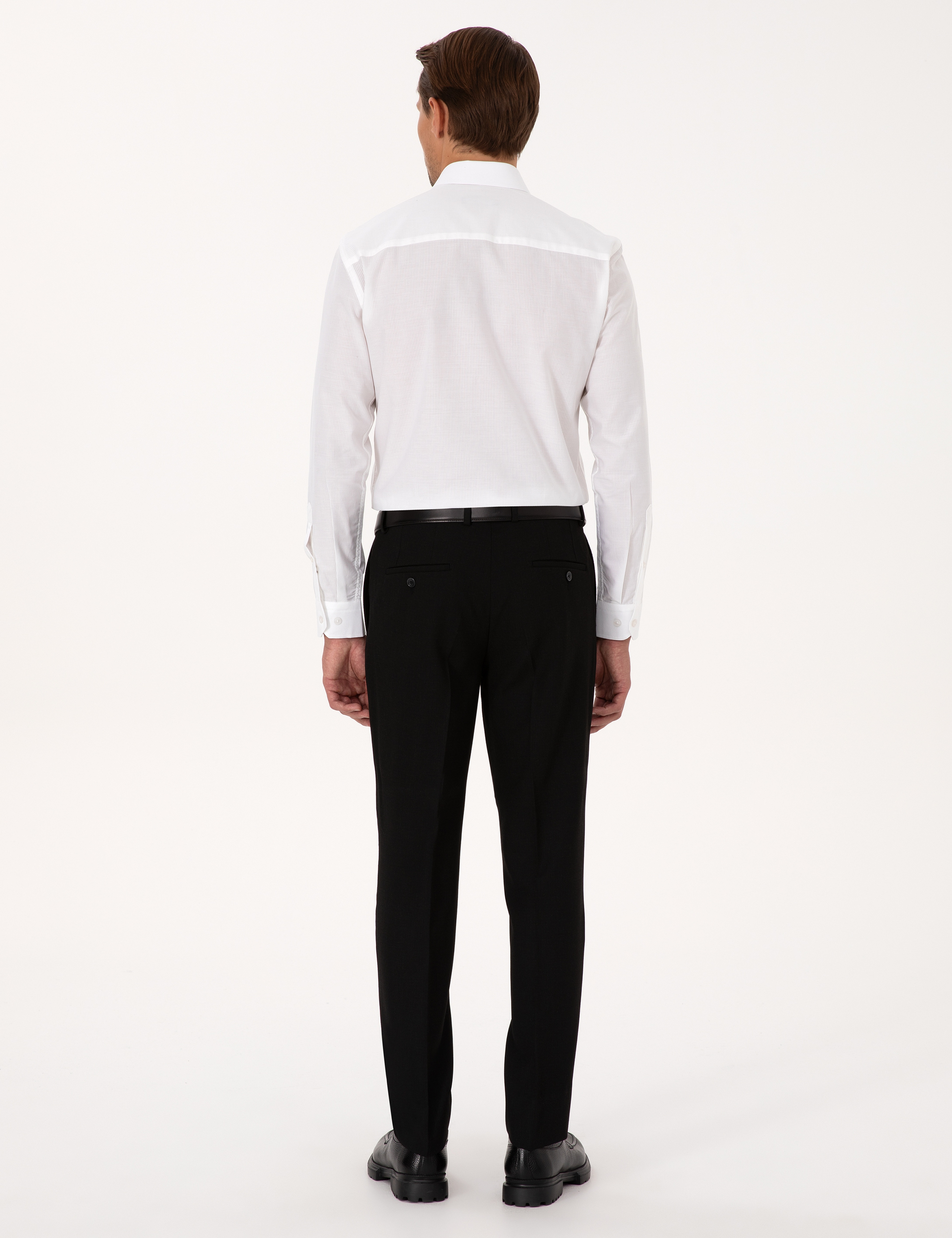 Siyah Ex. Slim Fit Kumaş Pantolon