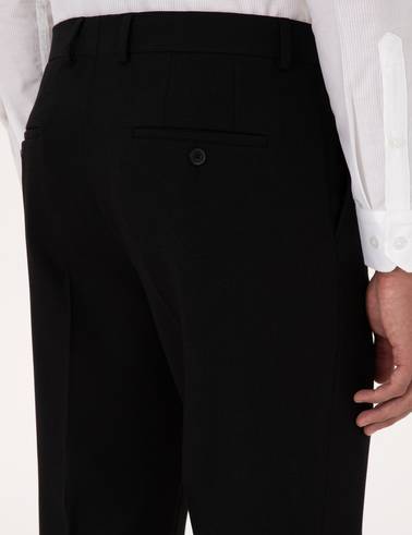 Siyah Ex. Slim Fit Kumaş Pantolon