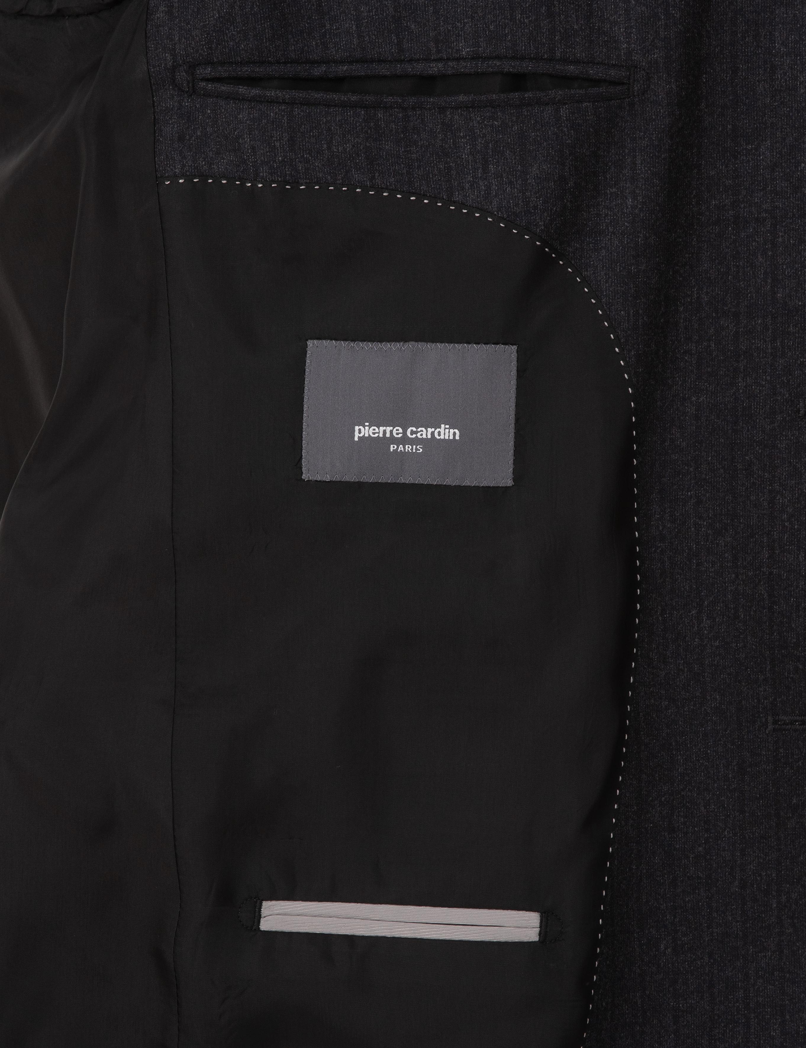 Antrasit Slim Fit %100 Yün Takım Elbise