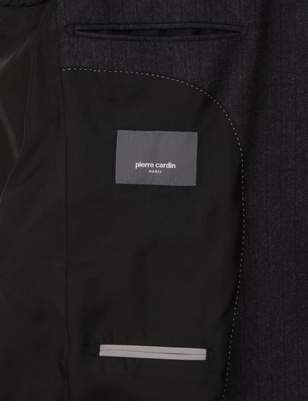 Antrasit Slim Fit %100 Yün Takım Elbise - 50311247044