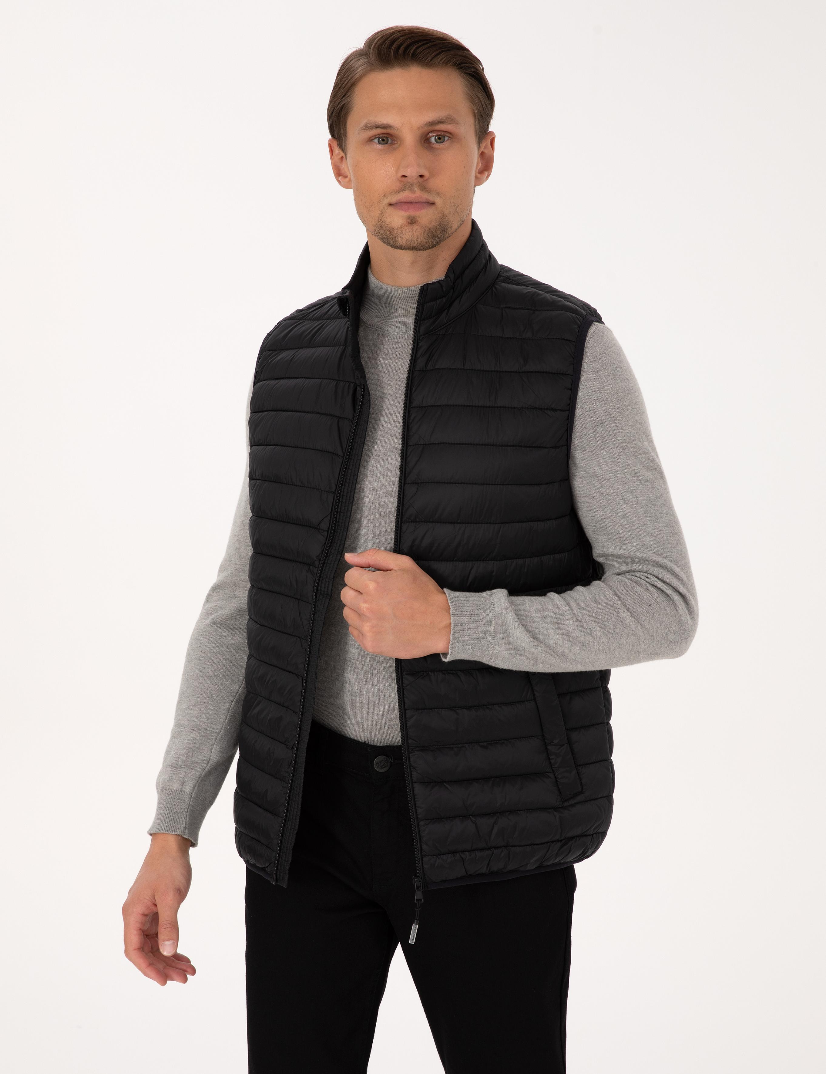 Siyah Kapitone Yelek