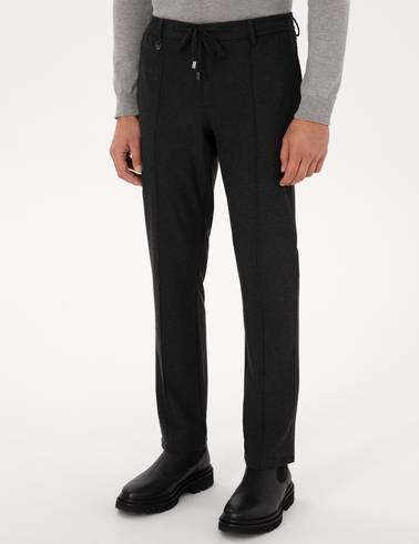 Antrasit Slim Fit Kumaş Pantolon