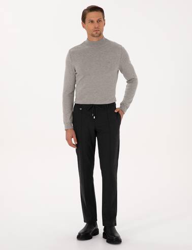 Antrasit Slim Fit Kumaş Pantolon