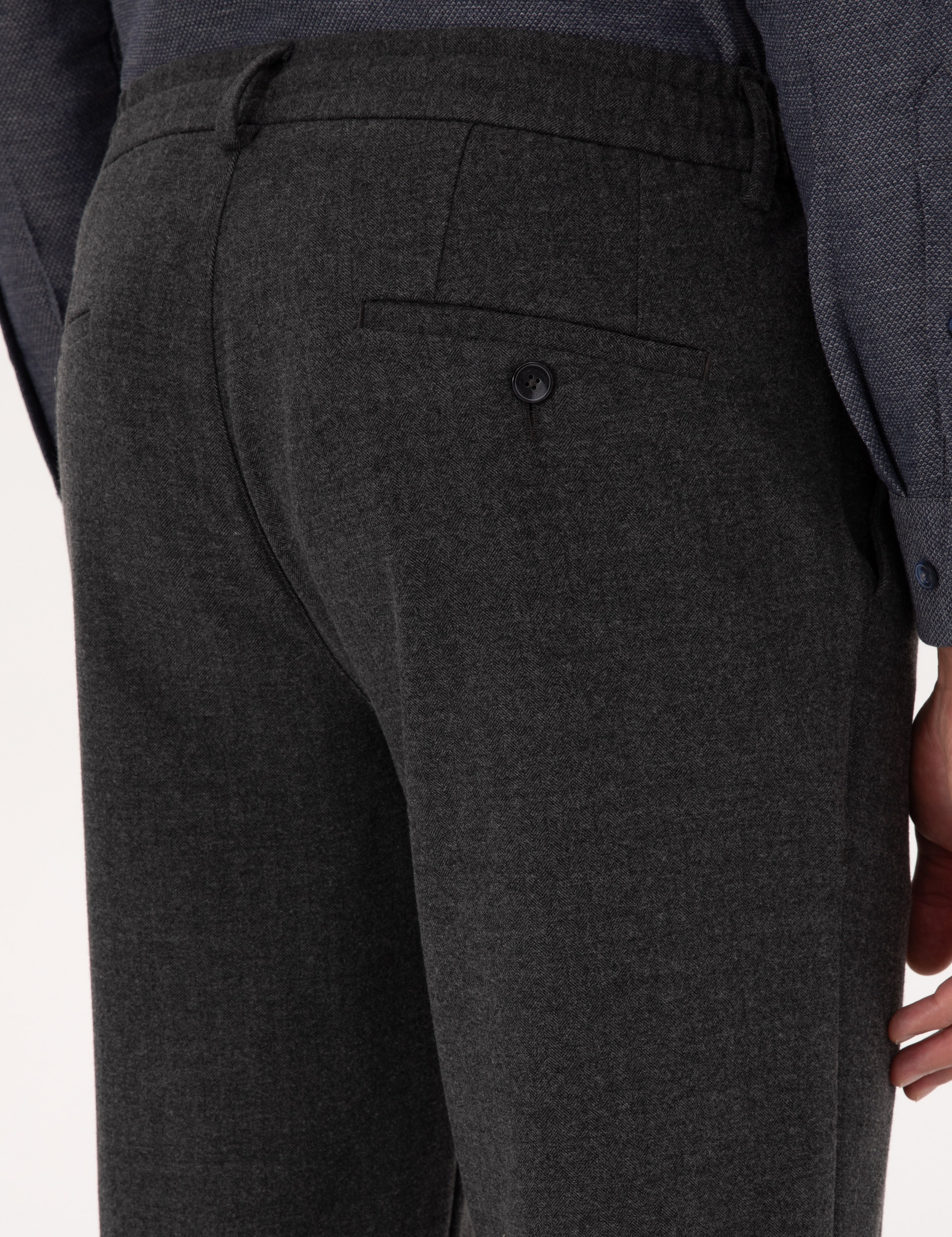 Füme Slim Fit Kumaş Pantolon
