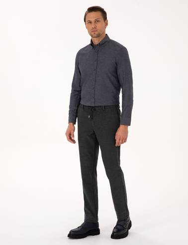 Füme Slim Fit Kumaş Pantolon