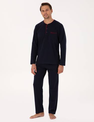 Lacivert Pijama Takımı & İç Çamaşır Seti