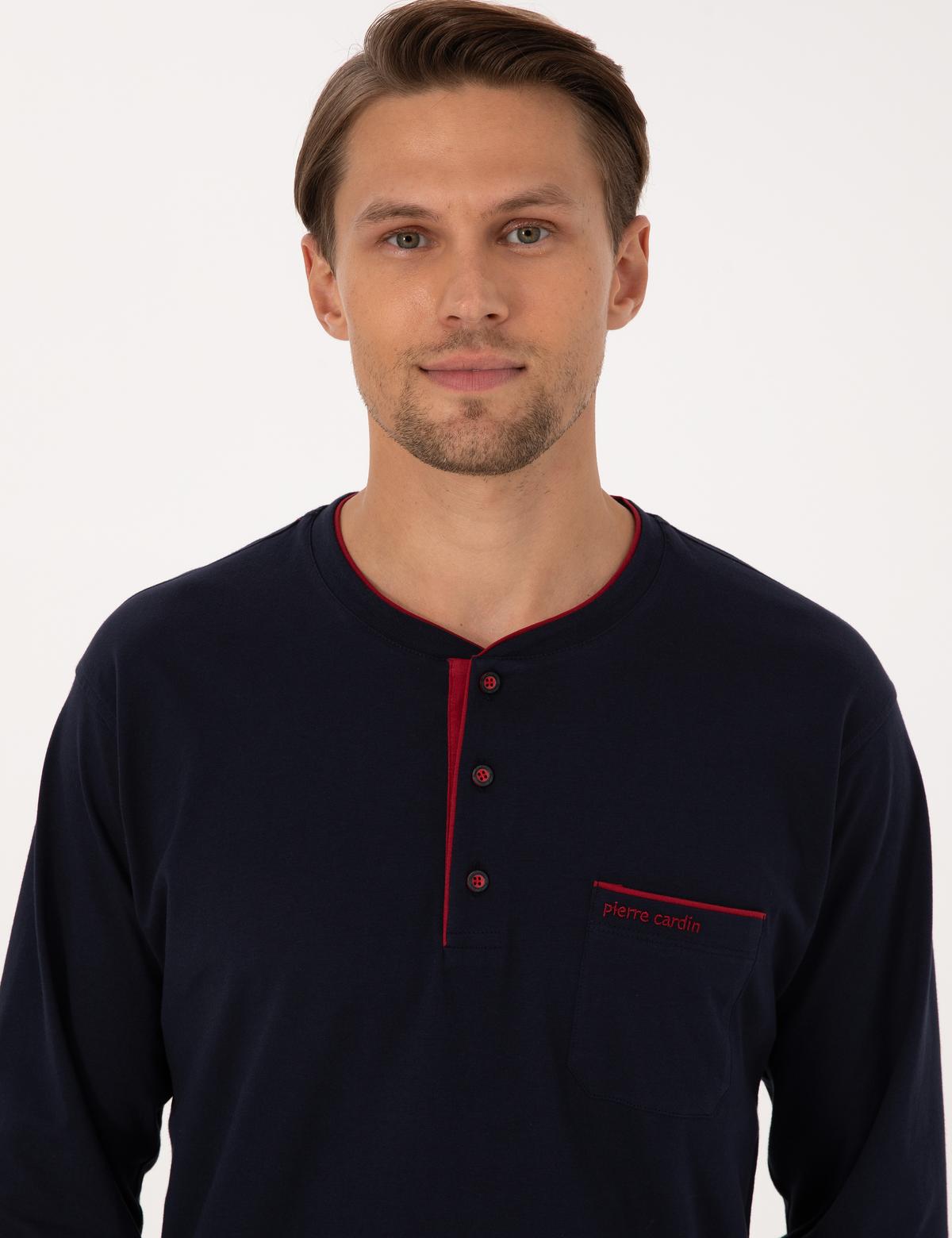 Lacivert Pijama Takımı & İç Çamaşır Seti - 50322570003