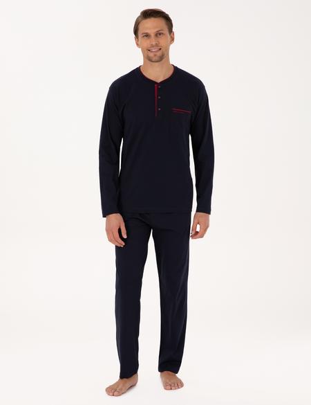 Lacivert Pijama Takımı & İç Çamaşır Seti - 50322570003