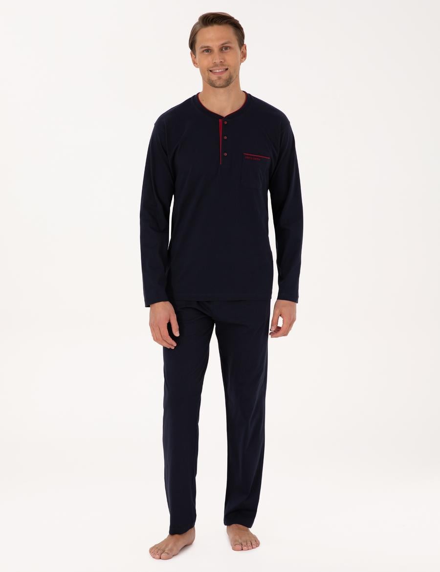 Lacivert Pijama Takımı & İç Çamaşır Seti