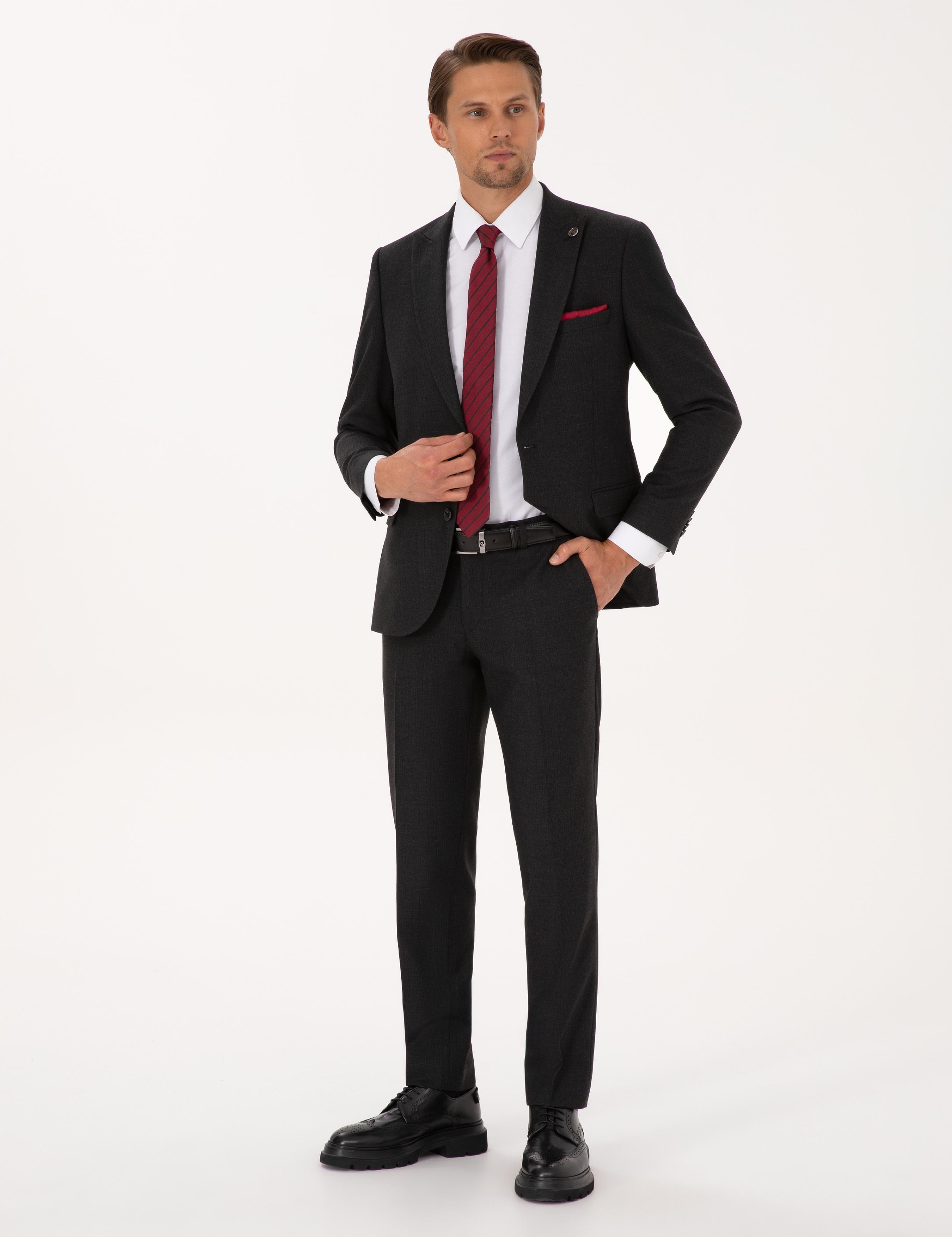 Antrasit Ex. Slim Fit Takım Elbise