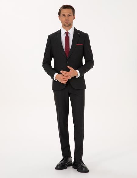 Antrasit Ex. Slim Fit Takım Elbise - 50313111098