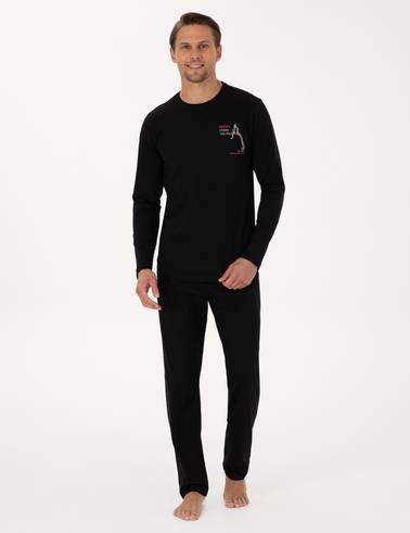 Siyah Pijama Takımı