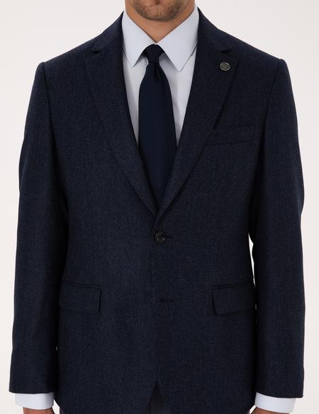 Lacivert Slim Fit Ceket - 50311205017