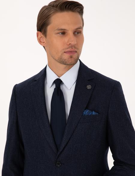 Lacivert Slim Fit Ceket - 50311205017