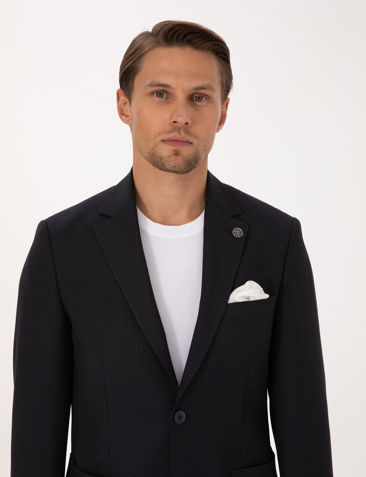 Lacivert Slim Fit Takım Elbise - 50311528044