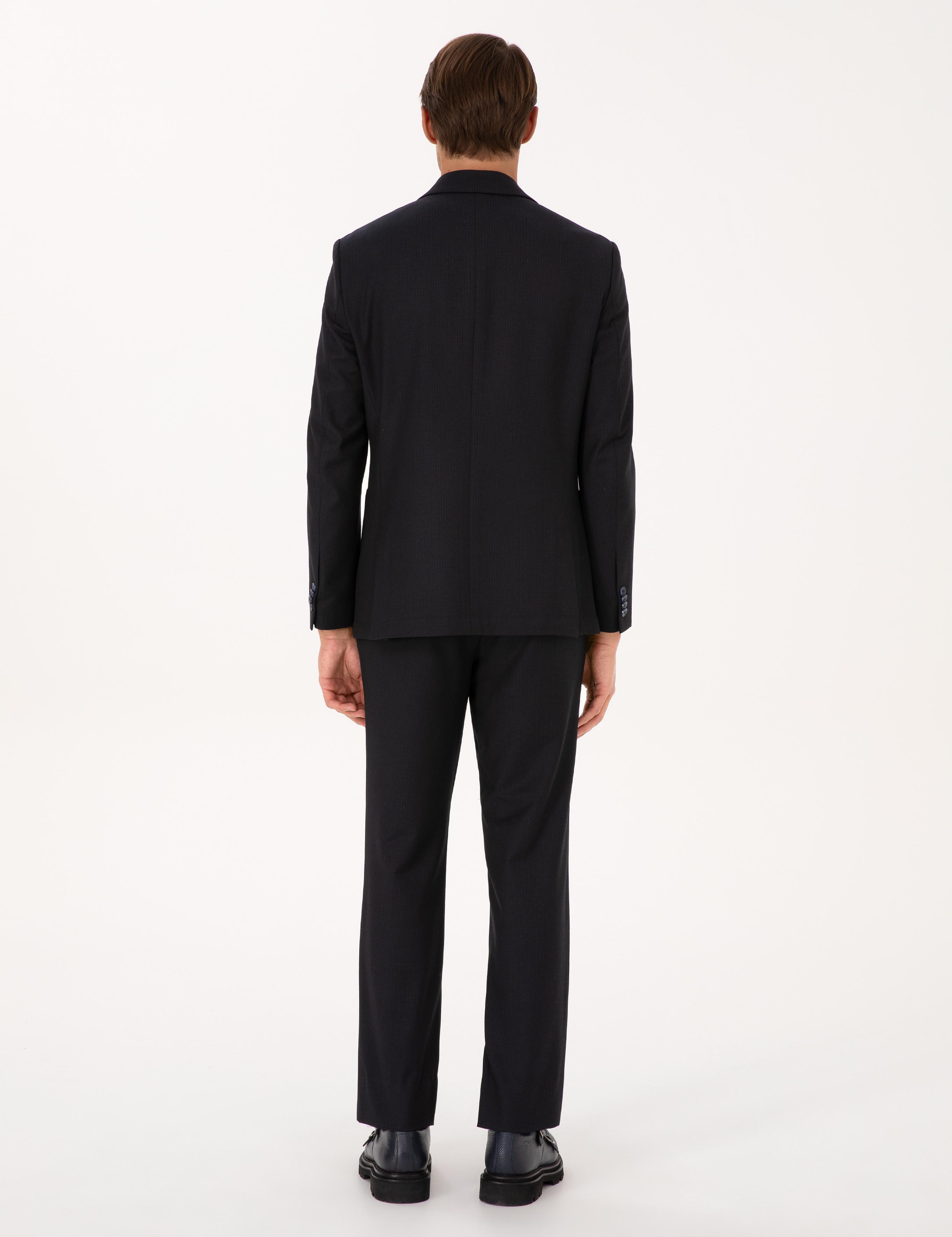 Lacivert Slim Fit Takım Elbise