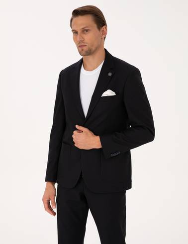Lacivert Slim Fit Takım Elbise