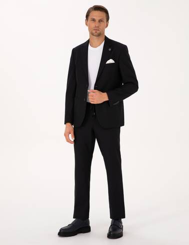 Lacivert Slim Fit Takım Elbise
