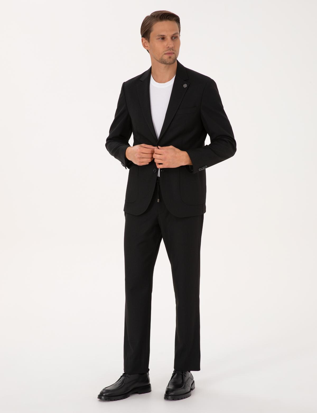 Siyah Slim Fit Takım Elbise - 50311528017