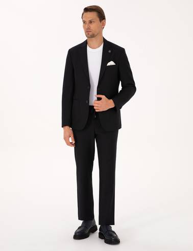 Lacivert Slim Fit Takım Elbise