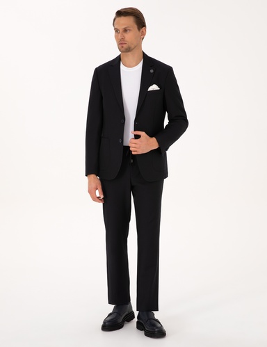 Lacivert Slim Fit Takım Elbise