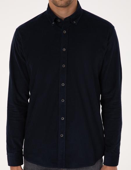 Lacivert Regular Fit Uzun Kollu Gömlek - 50310139073