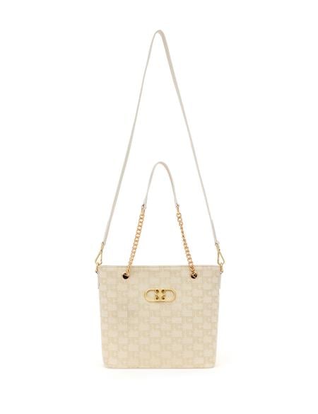 Ekru Omuz Çantası - 50318413002