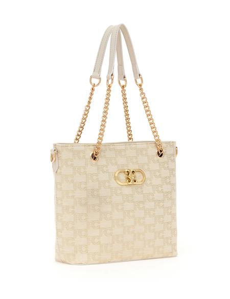 Ekru Omuz Çantası - 50318413002