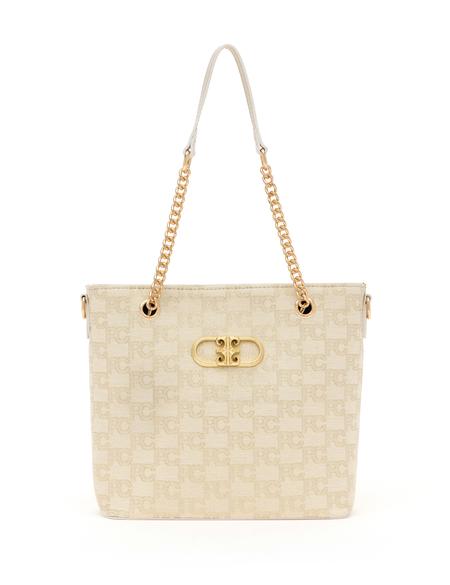 Ekru Omuz Çantası - 50318413002