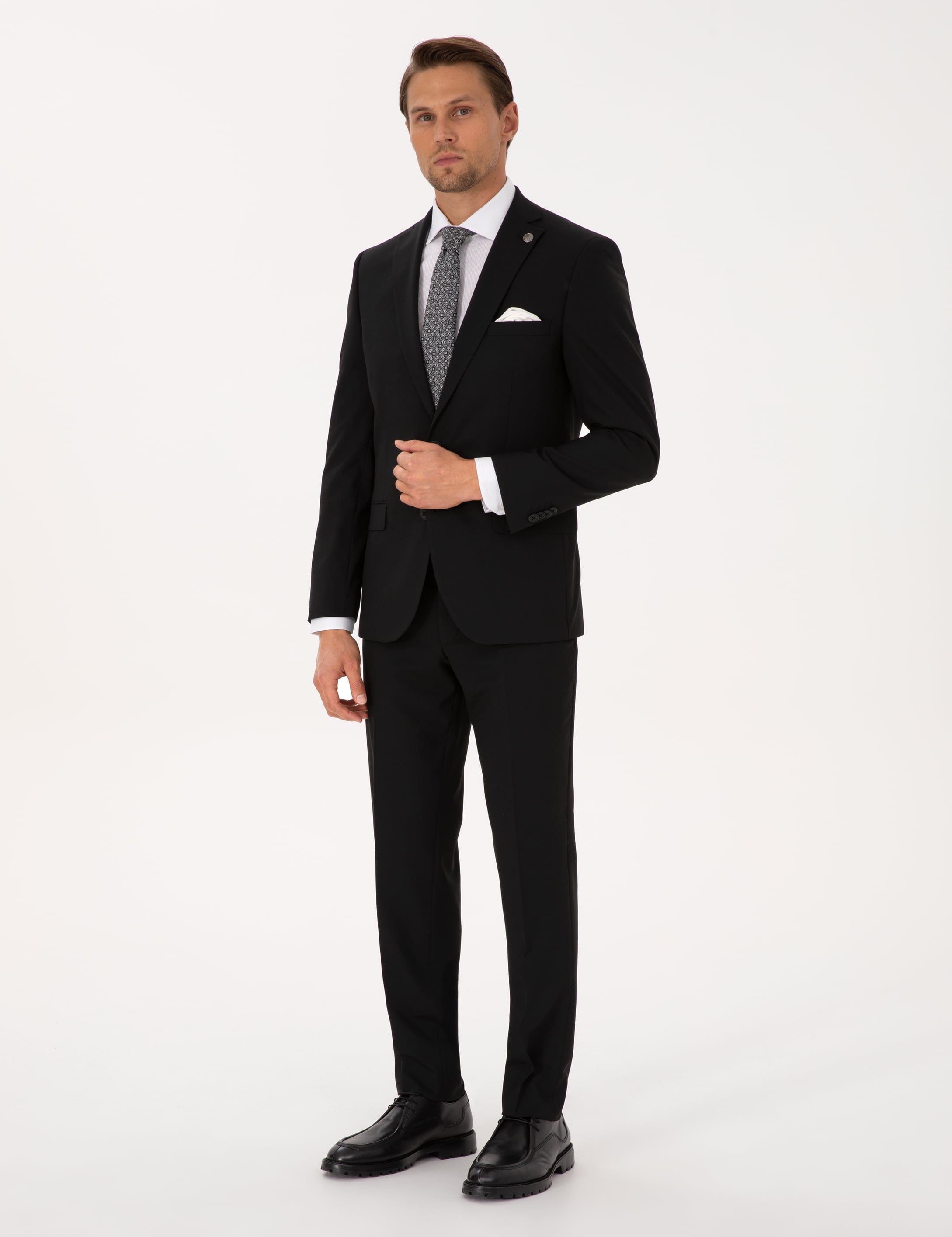 Siyah Ex. Slim Fit Takım Elbise